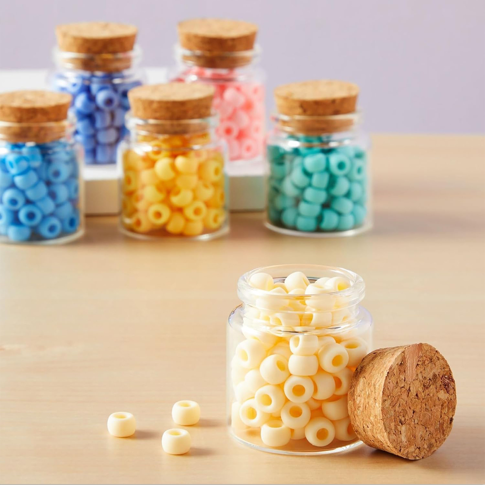 コルク蓋付きの小さなガラス瓶、DIYクラフト用のミニボトル、 - Candle Making Jars With Lids のレビューと価格